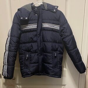 London Fog Kids Dark Blue Puffer Coat